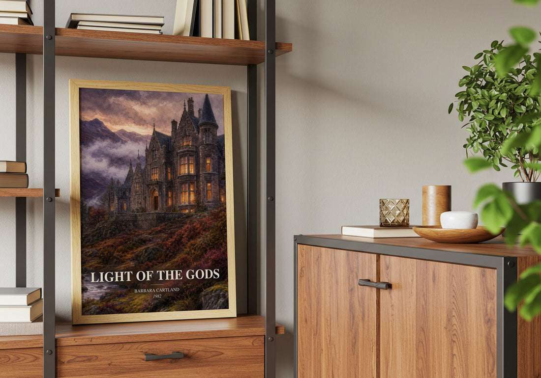 Light Of The Gods book watercolour illustration paper finish options – matte satin gloss