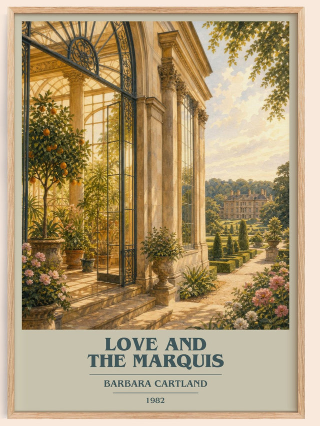 Love And The Marquis Book Cover Poster by Barbara Cartland