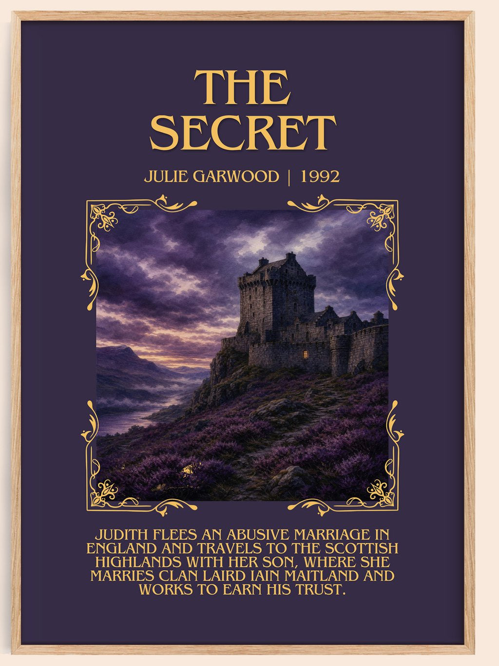 The Secret Minimalist Book Poster by Julie Garwood – book poster