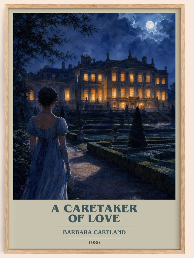 A Caretaker Of Love Book Cover Poster by Barbara Cartland