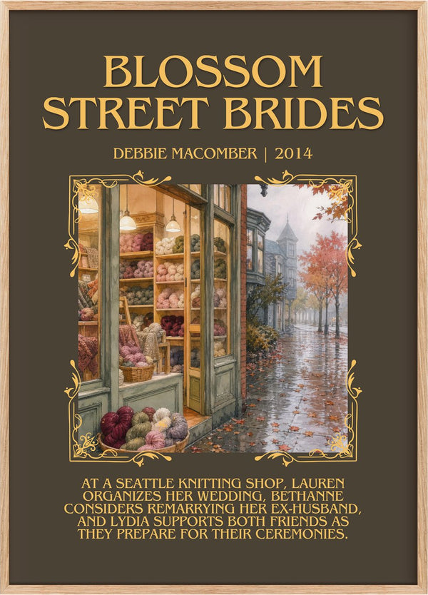 Blossom Street Brides Minimalist Book Poster by Debbie Macomber