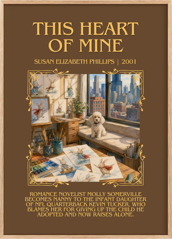 This Heart of Mine Minimalist Book Poster by Susan Elizabeth Phillips