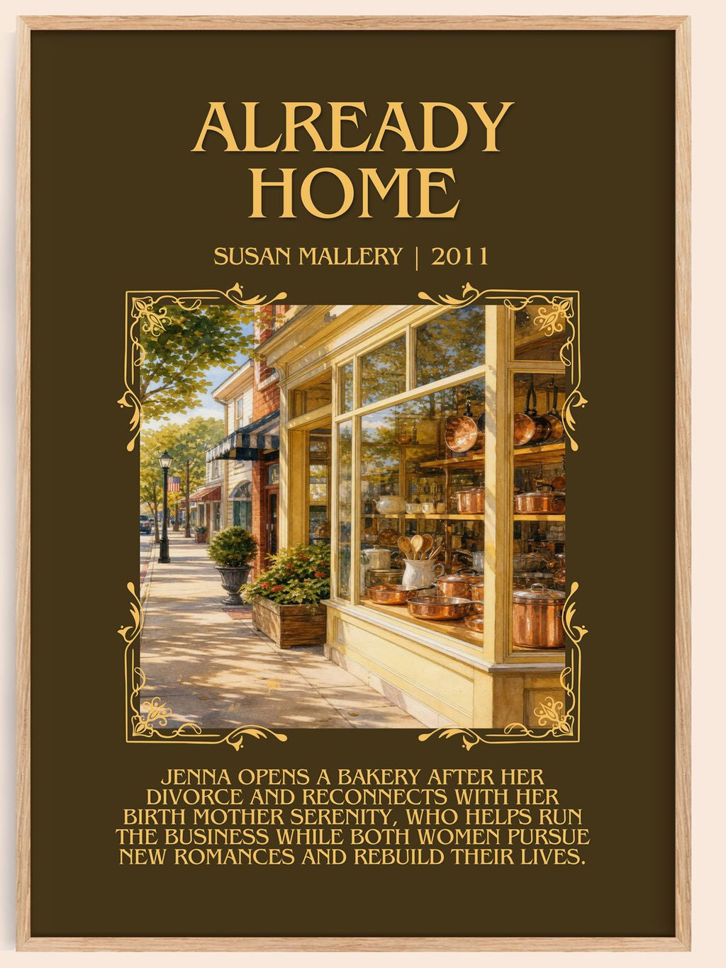 Already Home Minimalist Book Poster by Susan Mallery – book poster