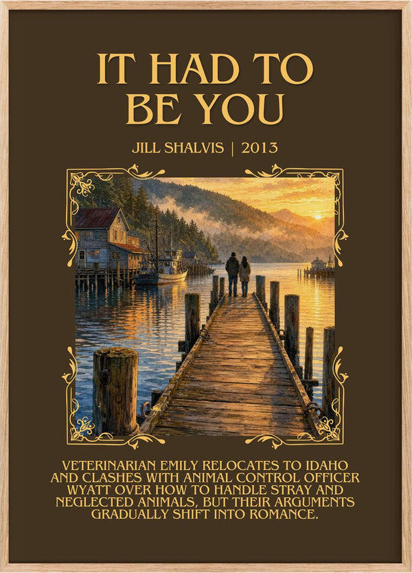 It Had to Be You Minimalist Book Poster by Jill Shalvis
