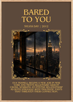 Bared to You Minimalist Book Poster by Sylvia Day