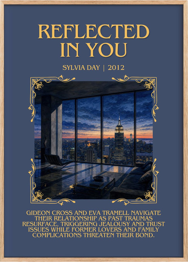 Reflected in You Minimalist Book Poster by Sylvia Day