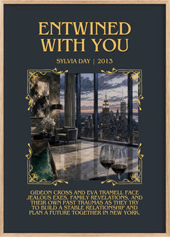 Entwined with You Minimalist Book Poster by Sylvia Day