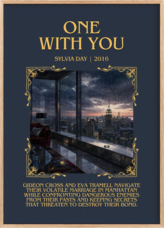One with You Minimalist Book Poster by Sylvia Day