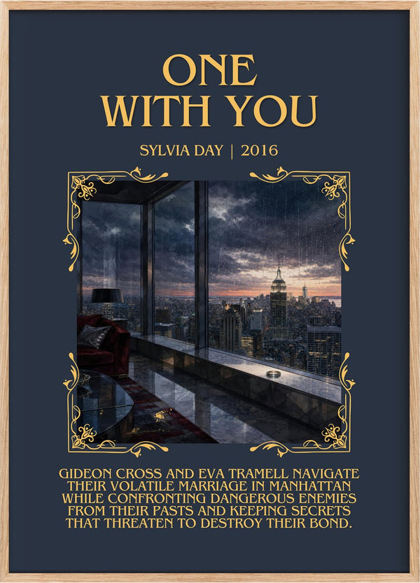 One with You Minimalist Book Poster by Sylvia Day
