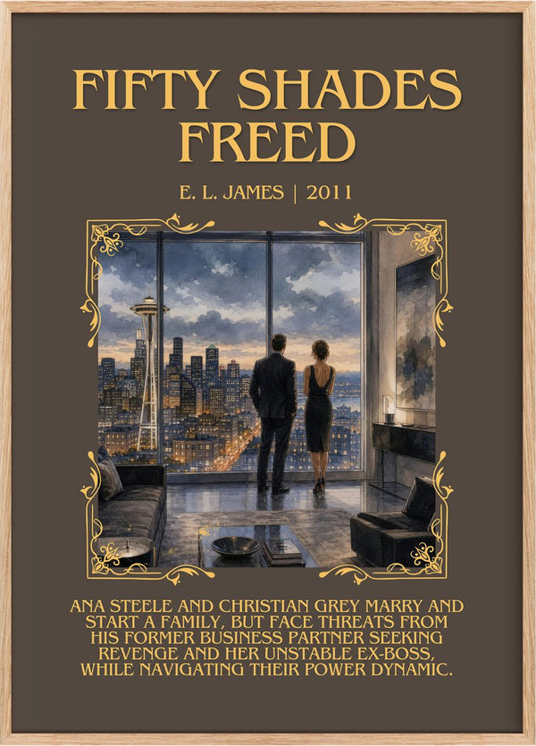 Fifty Shades Freed Minimalist Book Poster by E. L. James