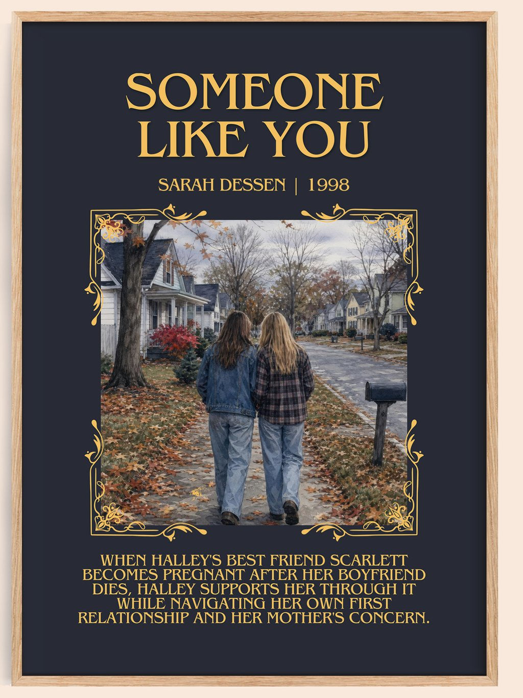 Someone Like You Minimalist Book Poster by Sarah Dessen – book poster