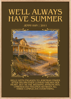 We'll Always Have Summer Minimalist Book Poster by Jenny Han