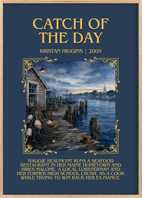 Catch of the Day Minimalist Book Poster by Kristan Higgins