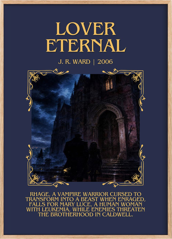 Lover Eternal Minimalist Book Poster by J. R. Ward