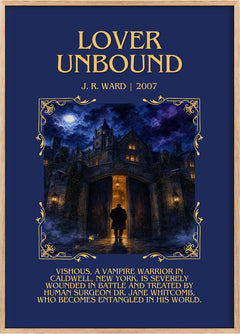 Lover Unbound Minimalist Book Poster by J. R. Ward