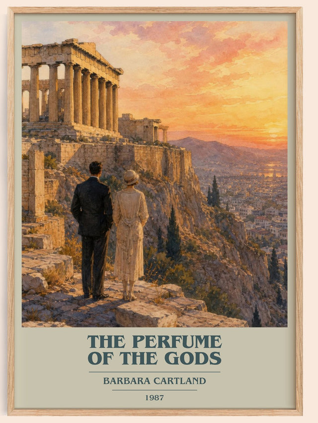 The Perfume Of The Gods Book Cover Poster by Barbara Cartland