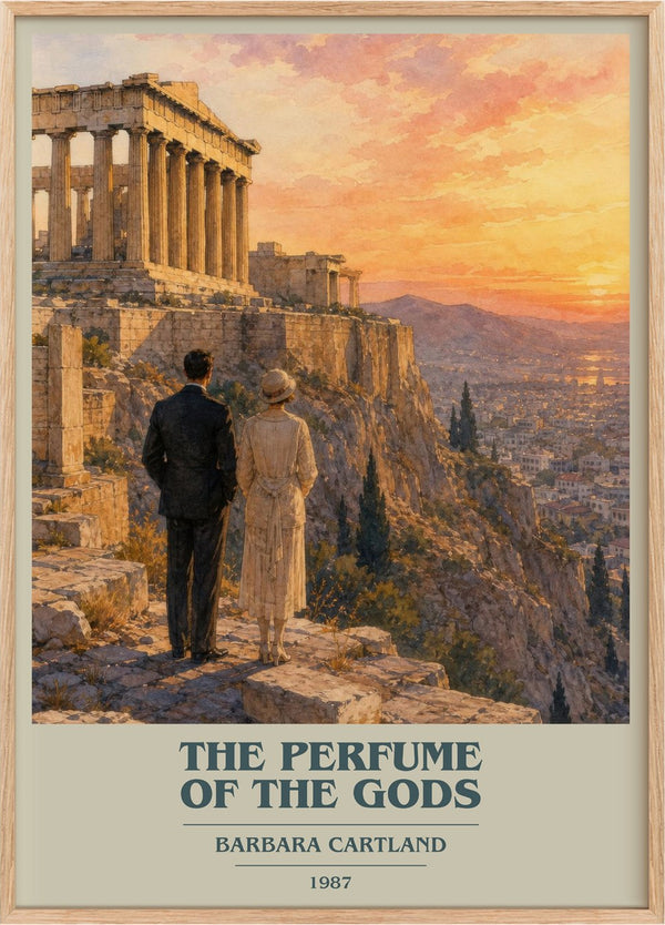 The Perfume Of The Gods Book Cover Poster by Barbara Cartland