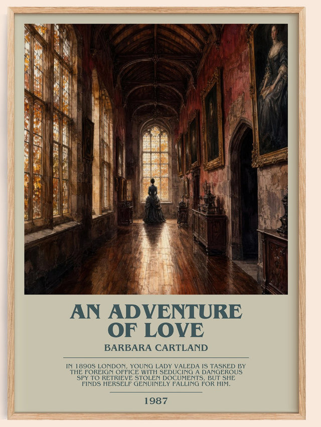 An Adventure Of Love Bookish Wall Art by Barbara Cartland