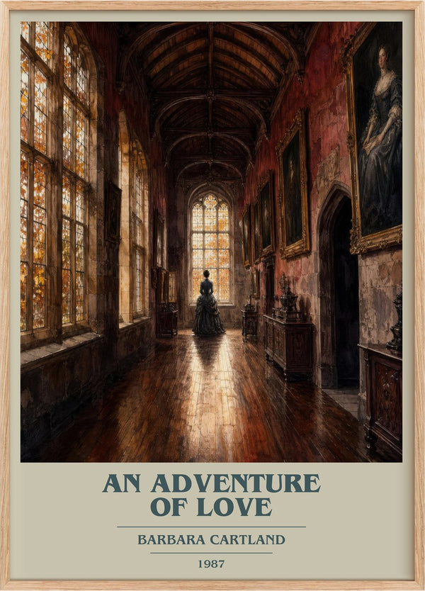 An Adventure Of Love Book Cover Poster by Barbara Cartland