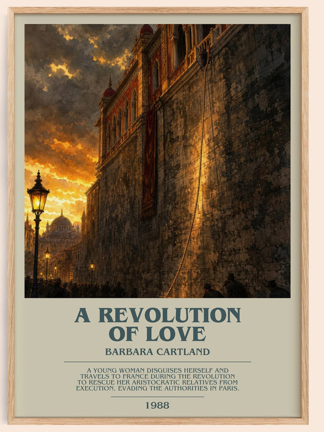 A Revolution Of Love Bookish Wall Art by Barbara Cartland