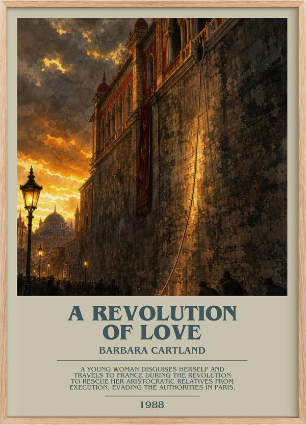 A Revolution Of Love Bookish Wall Art by Barbara Cartland