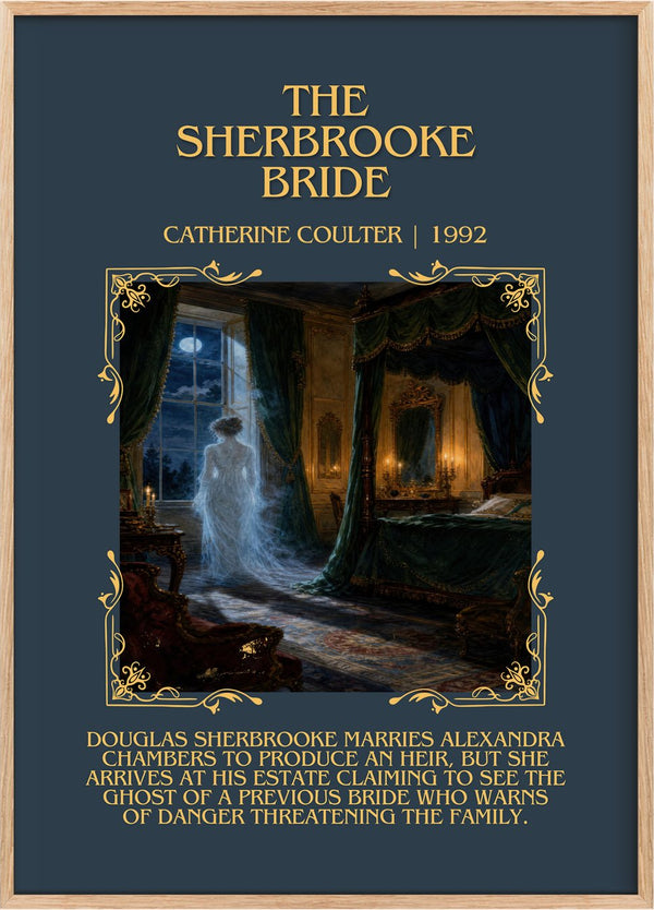 The Sherbrooke Bride Minimalist Book Poster by Catherine Coulter