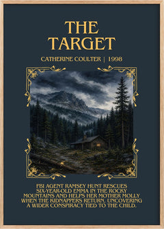 The Target Minimalist Book Poster by Catherine Coulter