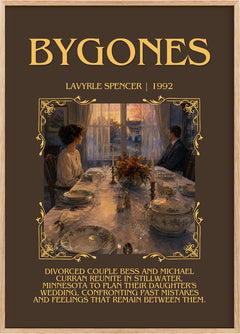 Bygones Minimalist Book Poster by LaVyrle Spencer
