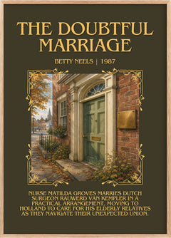 The Doubtful Marriage Minimalist Book Poster by Betty Neels