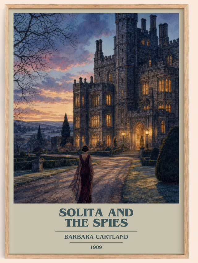 Solita And The Spies Book Cover Poster by Barbara Cartland