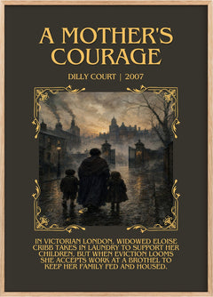 A Mother's Courage Minimalist Book Poster by Dilly Court