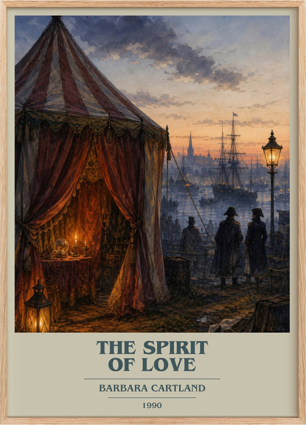 The Spirit Of Love Book Cover Poster by Barbara Cartland