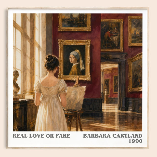 Real Love Or Fake Literary Art Print by Barbara Cartland