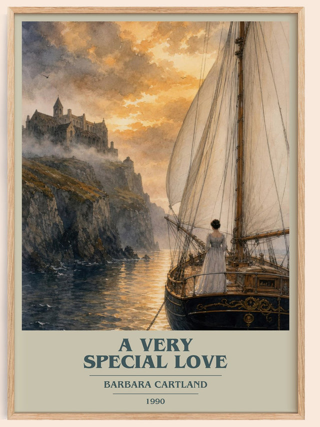 A Very Special Love Book Cover Poster by Barbara Cartland
