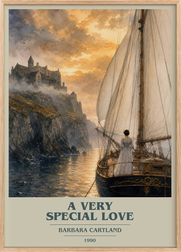 A Very Special Love Book Cover Poster by Barbara Cartland