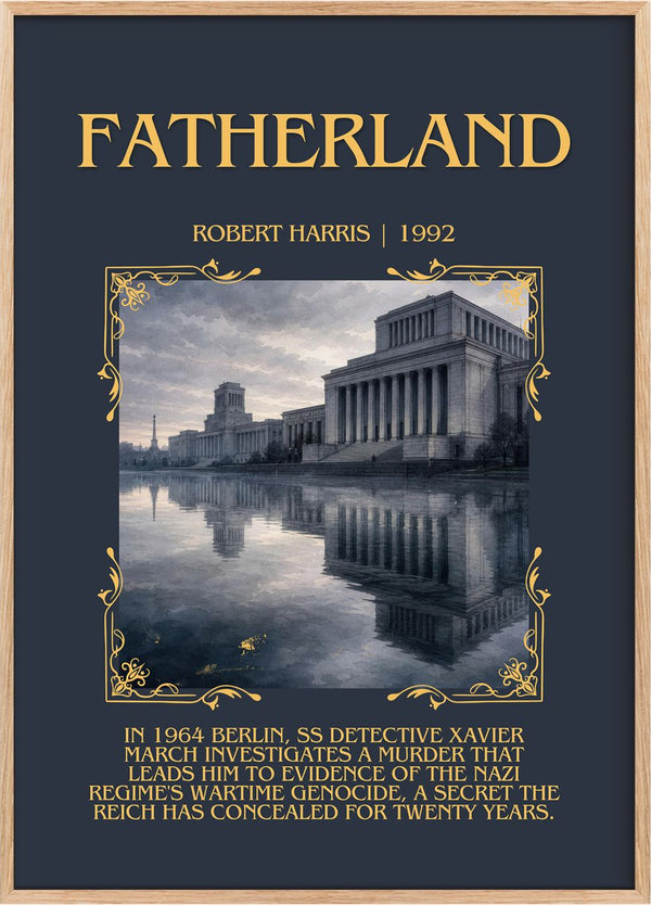 Fatherland Minimalist Book Poster by Robert Harris