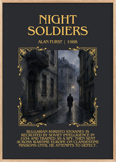 Night Soldiers Minimalist Book Poster by Alan Furst