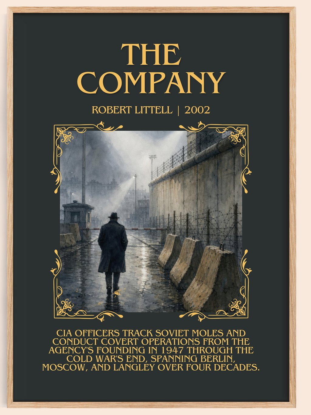 The Company Minimalist Book Poster by Robert Littell – book poster