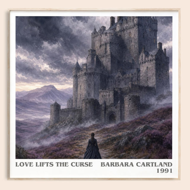 Love Lifts The Curse Literary Art Print by Barbara Cartland
