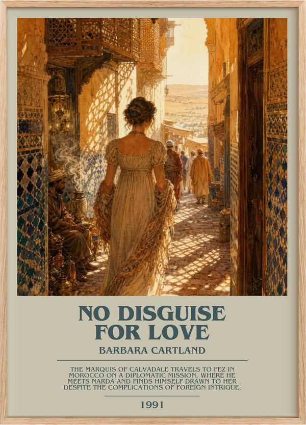 No Disguise For Love Bookish Wall Art by Barbara Cartland
