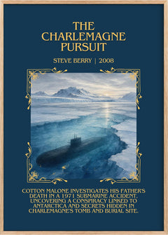 The Charlemagne Pursuit Minimalist Book Poster by Steve Berry