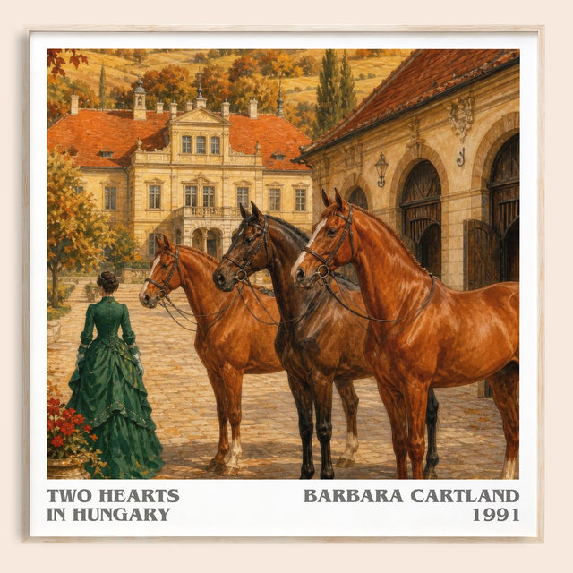 Two Hearts In Hungary Literary Art Print by Barbara Cartland