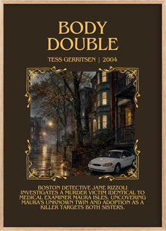 Body Double Minimalist Book Poster by Tess Gerritsen