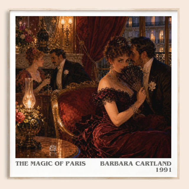 The Magic Of Paris Literary Art Print by Barbara Cartland