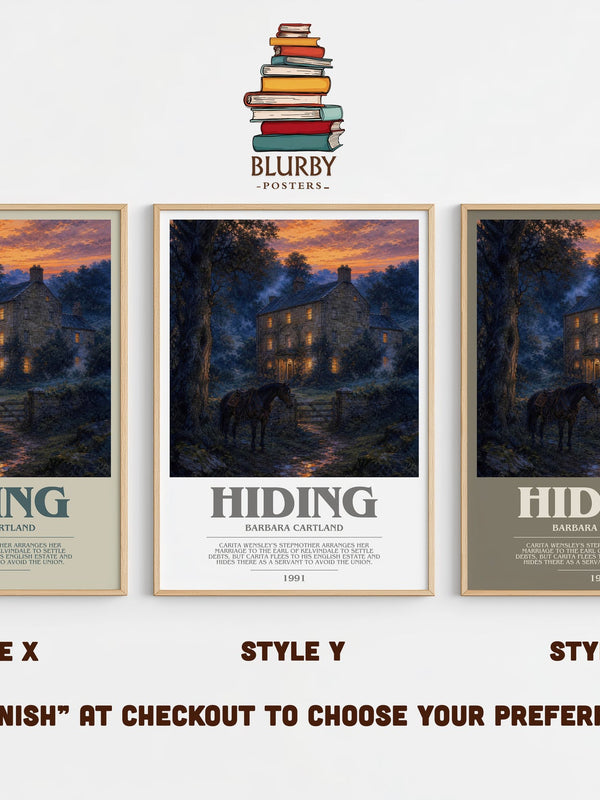 Hiding bookish print in frame leaning in hallway – romance wall art