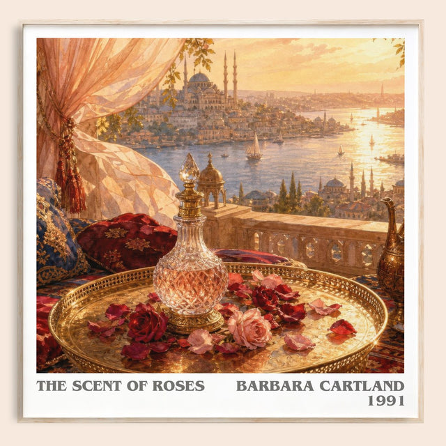 The Scent Of Roses Literary Art Print by Barbara Cartland