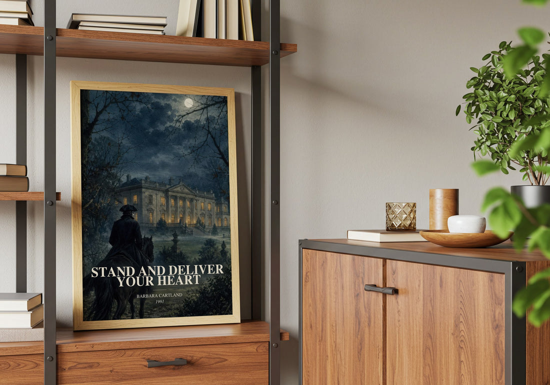 Stand And Deliver Your Heart book watercolour illustration paper finish options – matte satin gloss