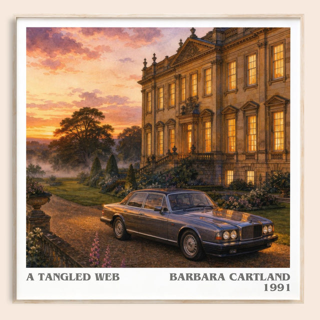 A Tangled Web Literary Art Print by Barbara Cartland