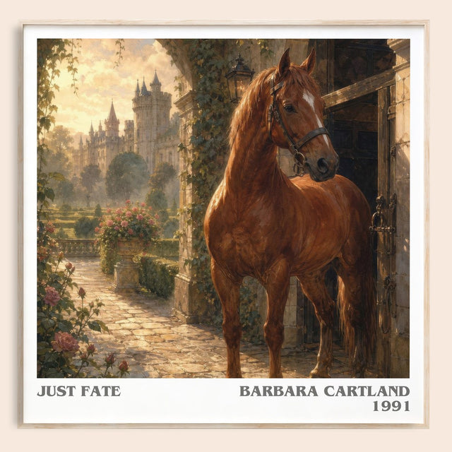 Just Fate Literary Art Print by Barbara Cartland