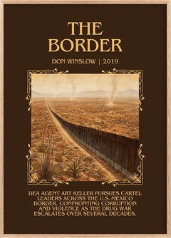The Border Minimalist Book Poster by Don Winslow